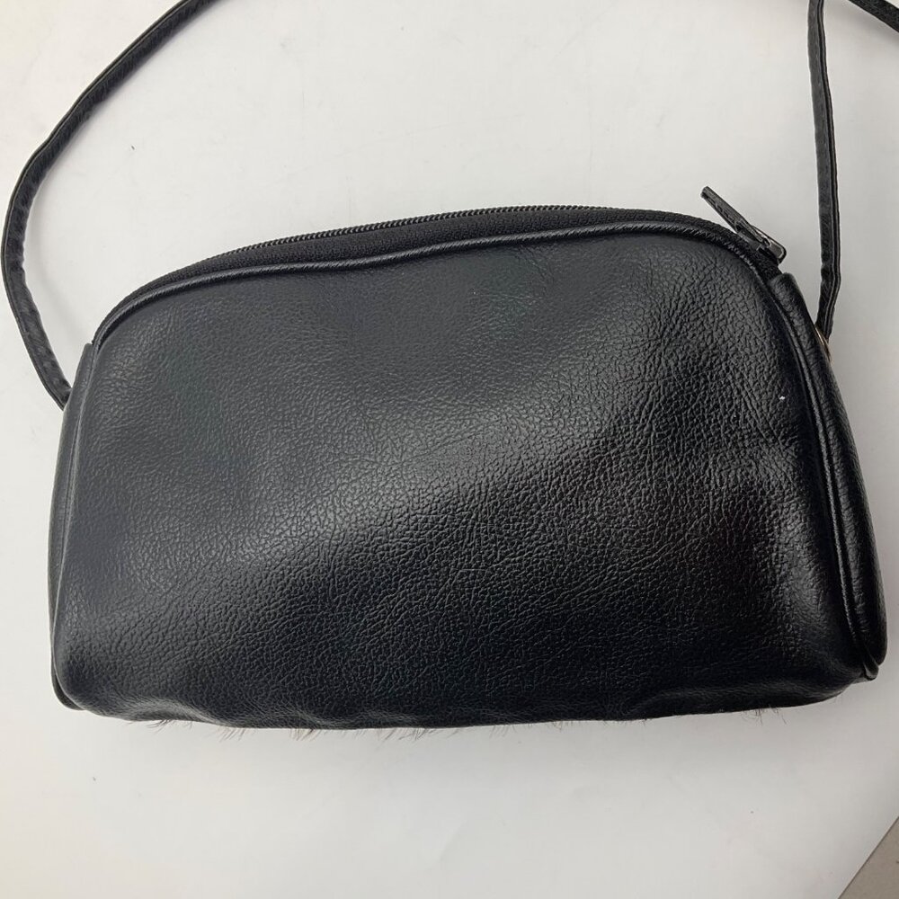 Made in Italy Leopard Print Leather Cowhide Small Crossbody Bag - Picture 4 of 14